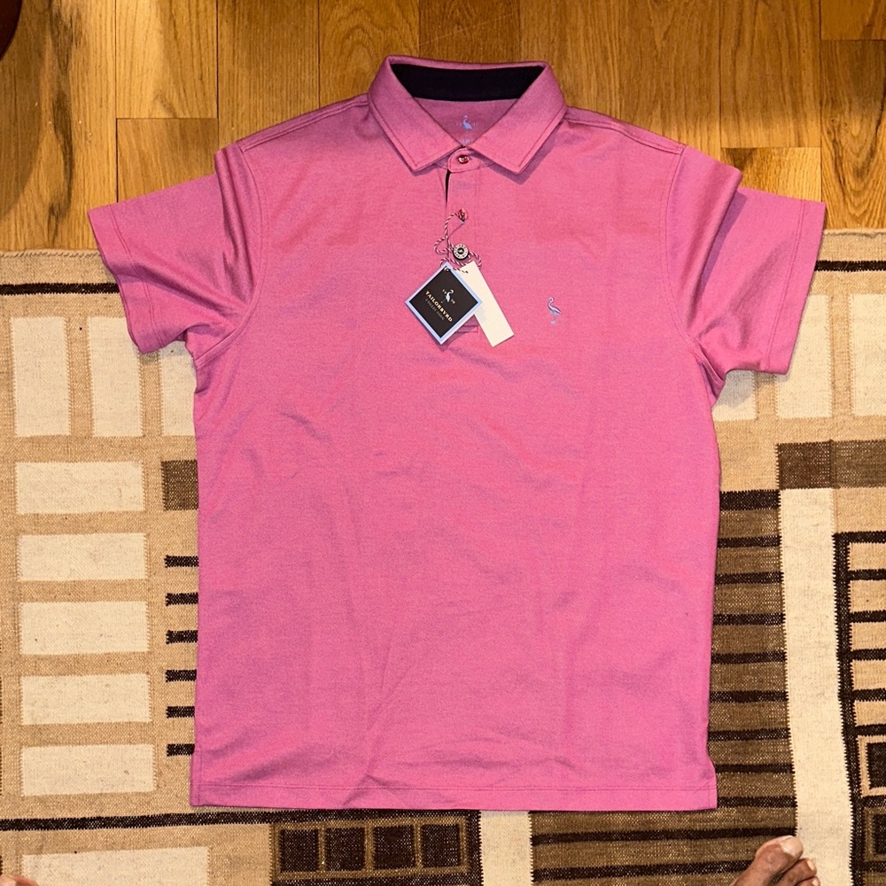Tailorbyrd Vibrant Pink Polo Shirt